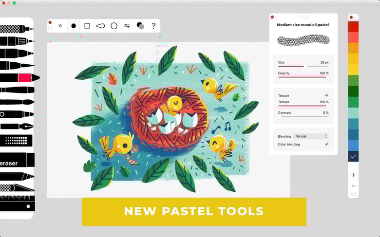 new pastel tools