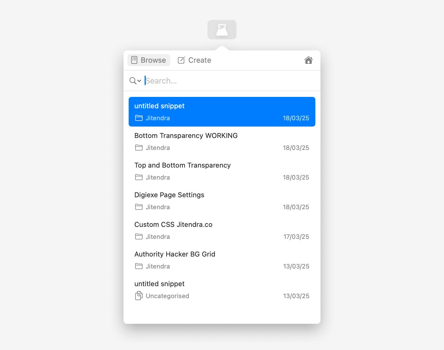 SnippetsLab app