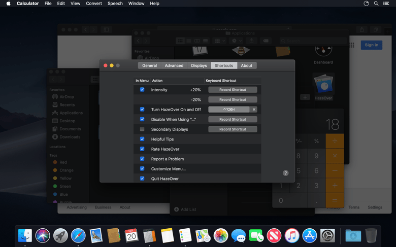 Shortcuts