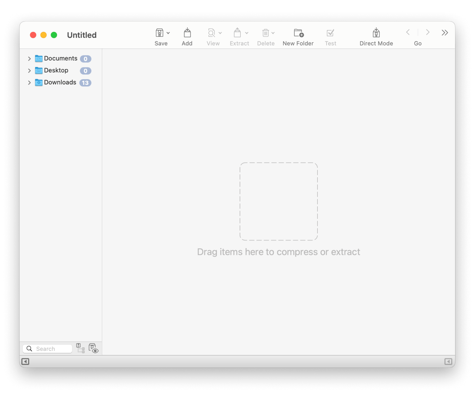 Compress field in BetterZip