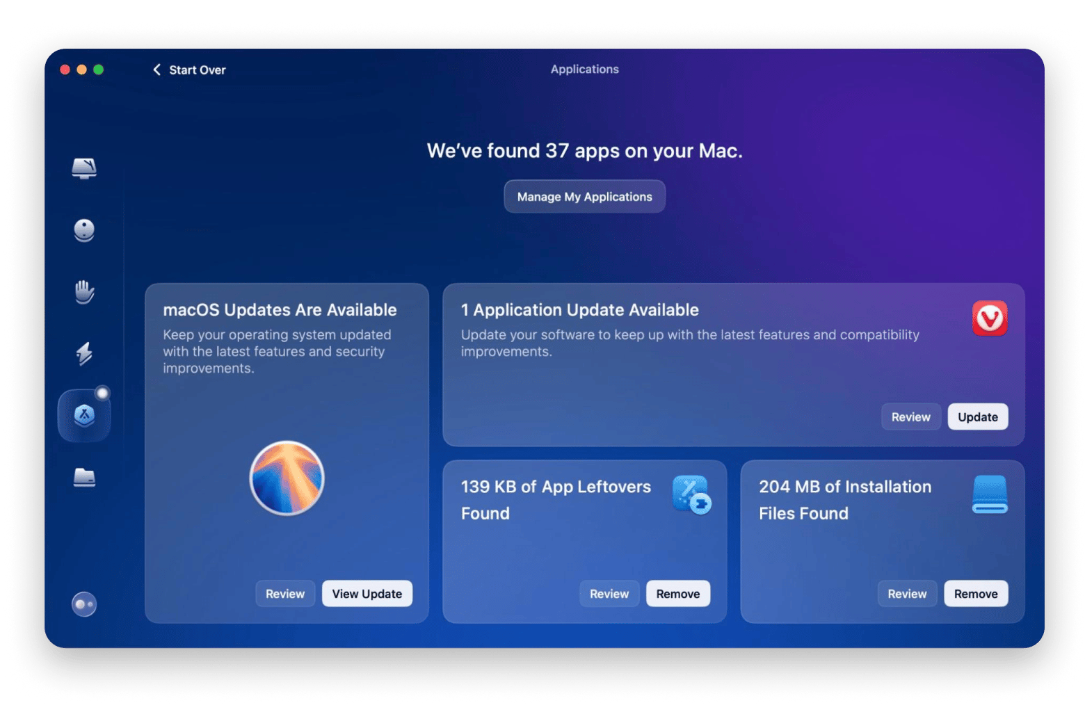 CleanMyMac decluttering for blogging