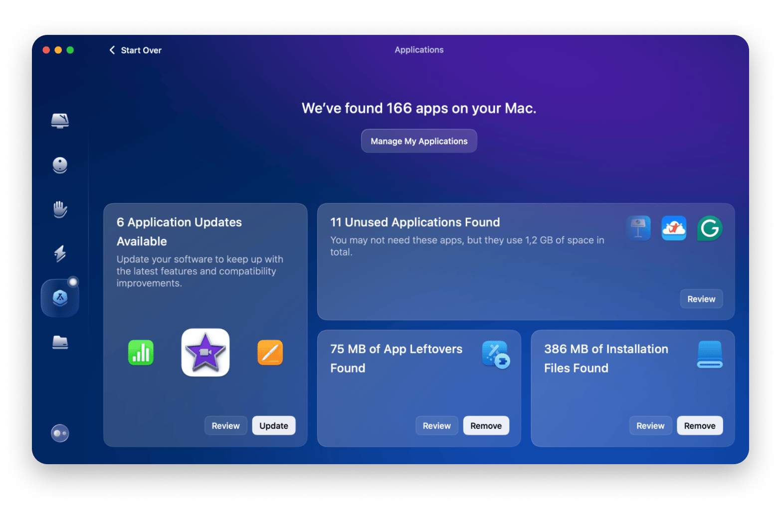 cleanmymac applications
