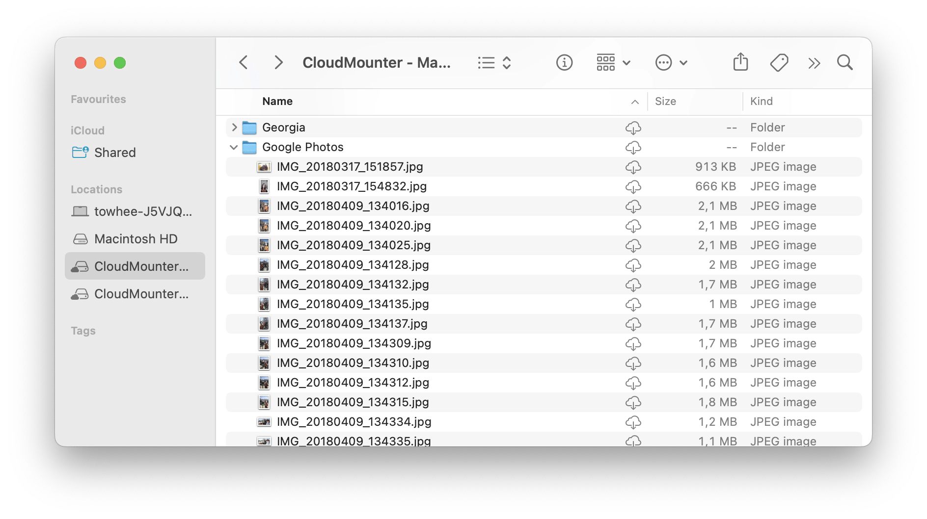 CloudMounter app to connect all your clouds to Mac Finder