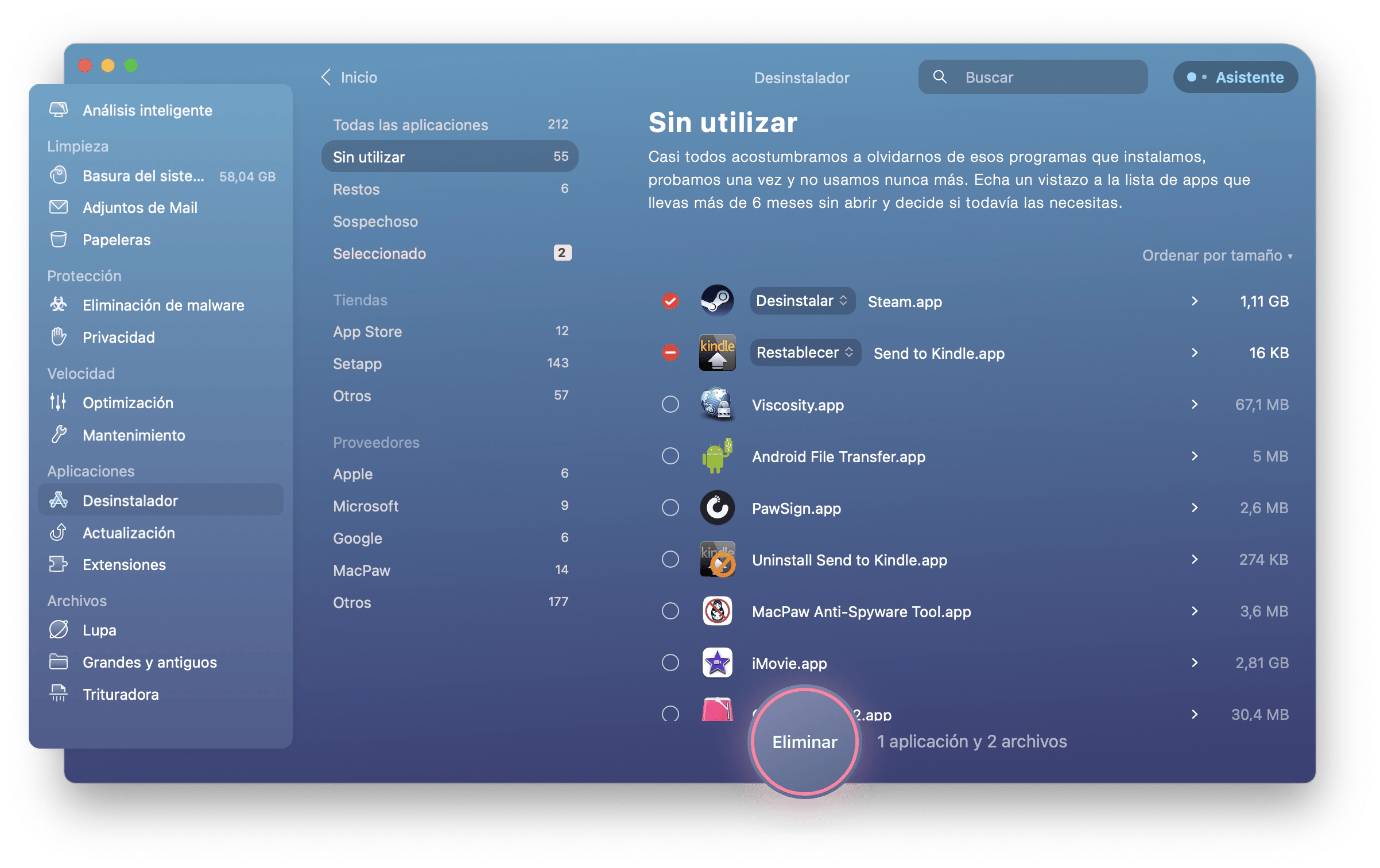 Desinstalador
