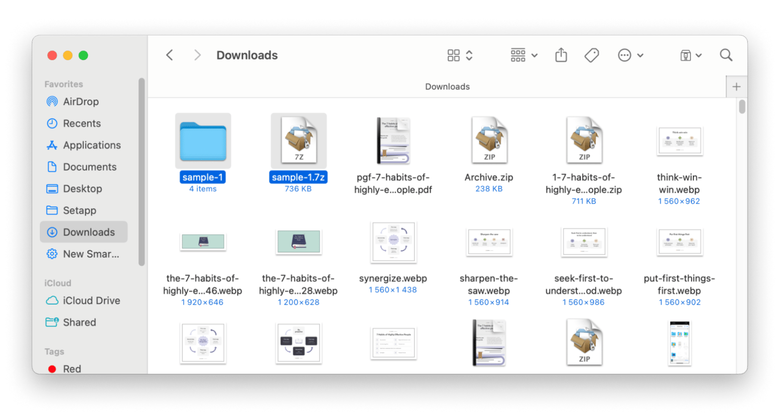 7z files unzipped with archive utility in finder 7z files unzipped with archive utility in finder
