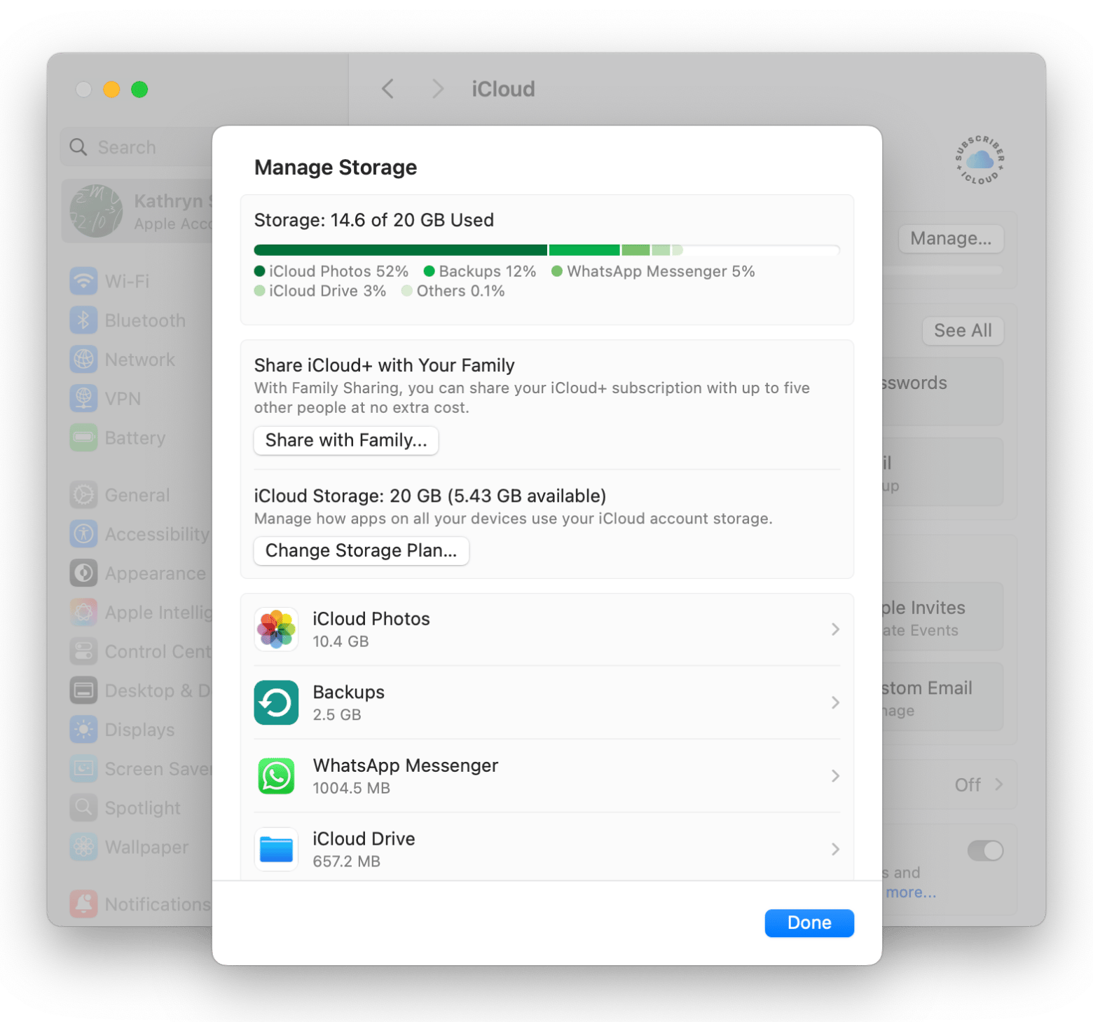 Manage iCloud storage on Mac Manage iCloud storage on Mac