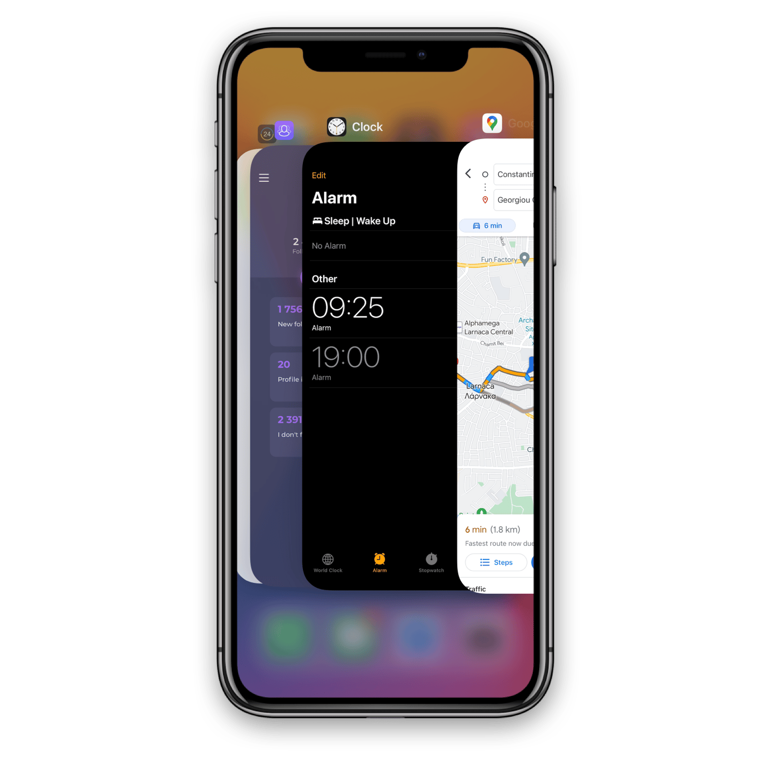 quit apps on iPhone