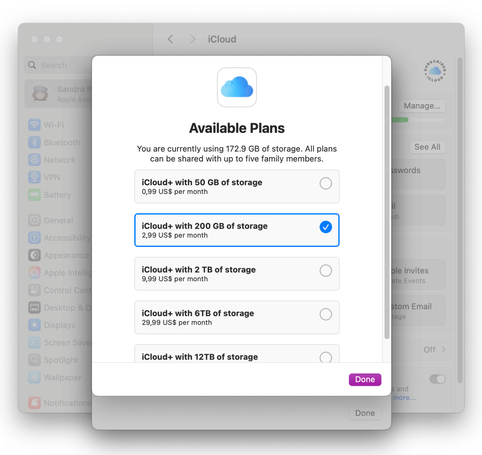 All iCloud plans