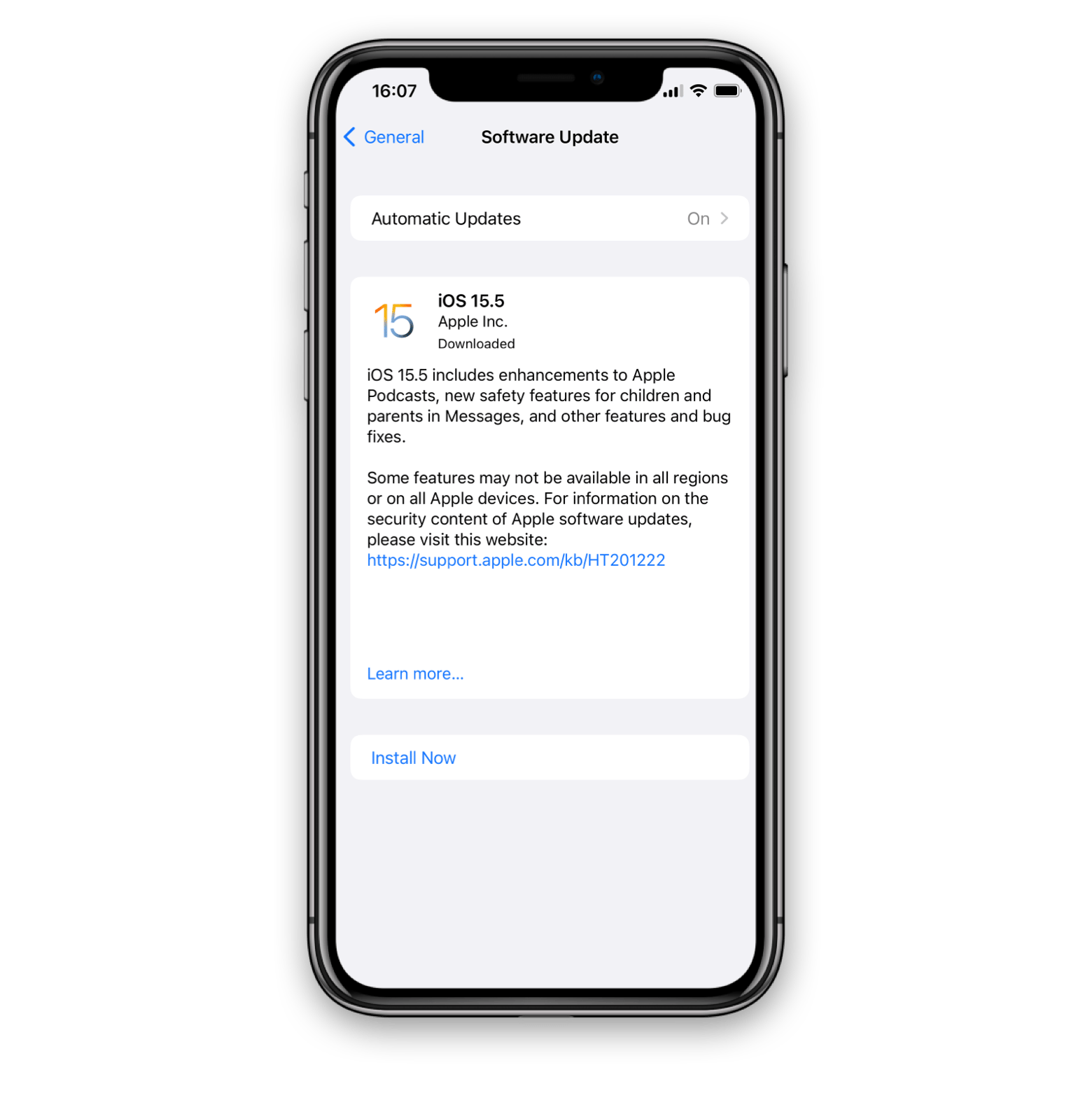 update iOS