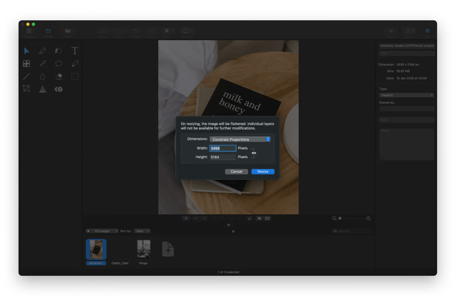 capto screenshot editing